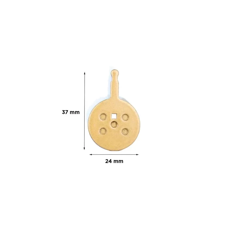 Placute de frana 25x36 mm metalice dimensiuni