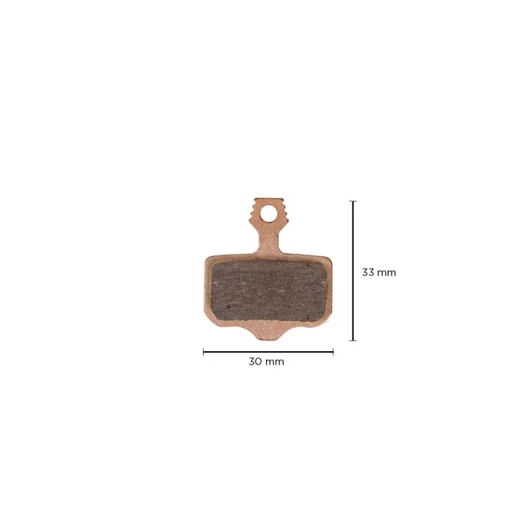 Placute de frana metalice 30x33 dimensiuni