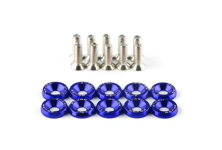 Saibe si suruburi decorative albastre pentru trotinete electrice