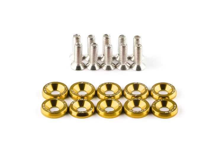 Saibe si suruburi decorative aurii pentru trotinete electrice