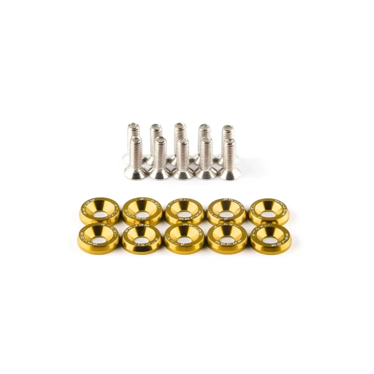 Saibe si suruburi decorative aurii pentru trotinete electrice