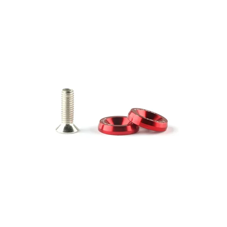 Saibe si suruburi decorative rosii pentru trotinete electrice