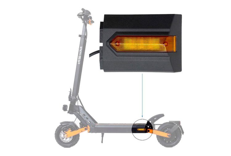 Semnalizare laterala stanga spate KuKirin G2 PRO 2024