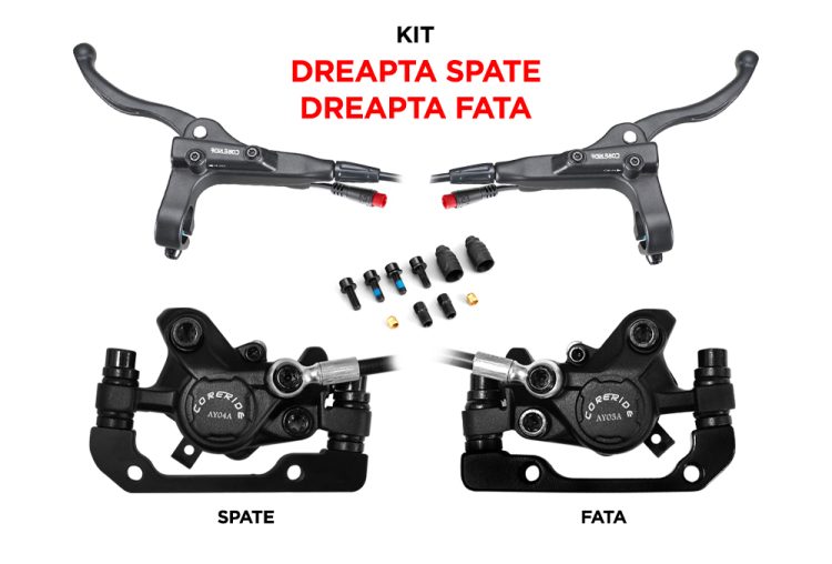 Set frane hidraulice Coreride pentru trotinete electrice