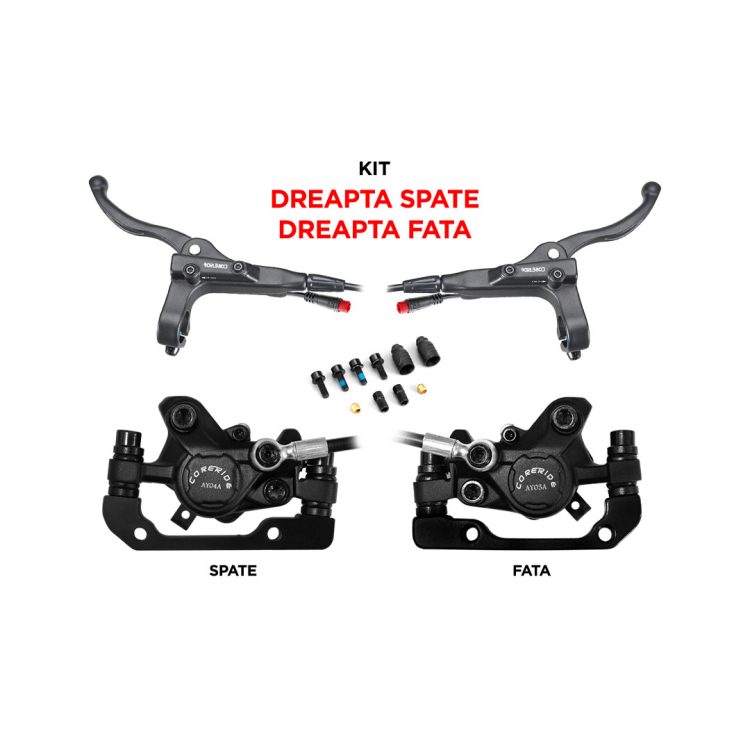 Set frane hidraulice Coreride pentru trotinete electrice