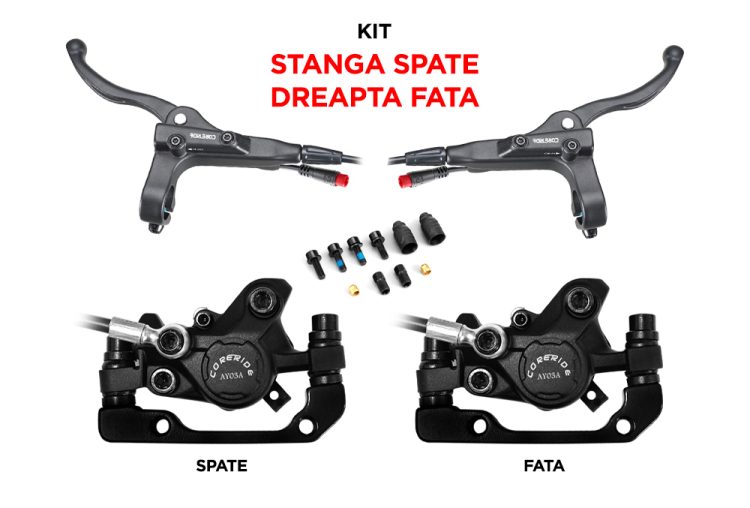 Set frane hidraulice Coreride pentru trotinete electrice