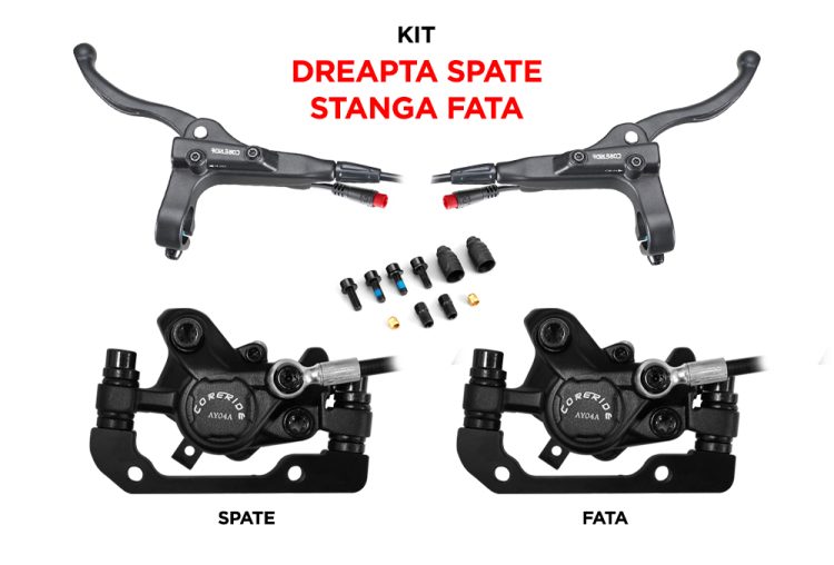 Set frane hidraulice Coreride pentru trotinete electrice