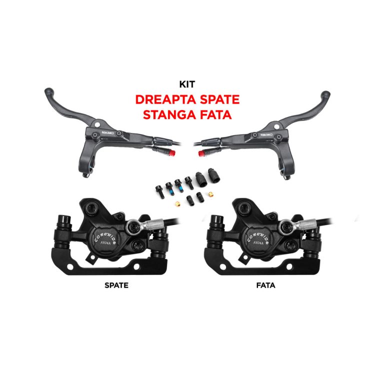 Set frane hidraulice Coreride pentru trotinete electrice