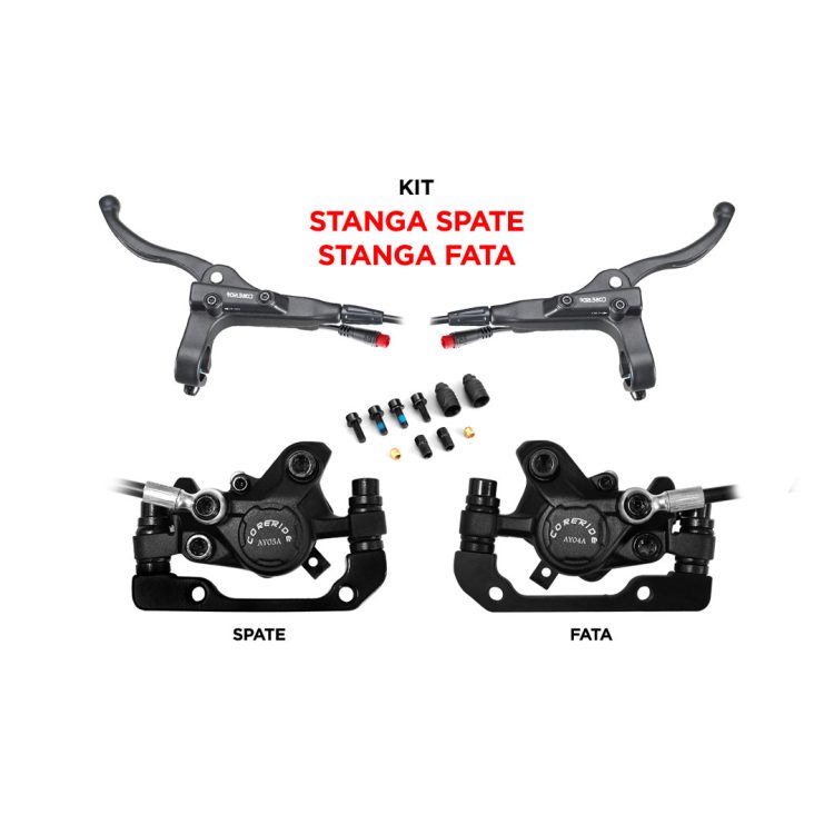 Set frane hidraulice Coreride pentru trotinete electrice
