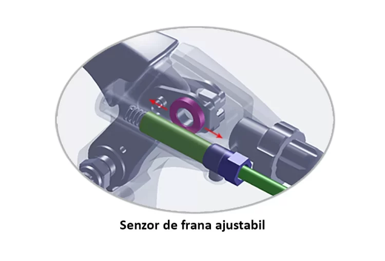 Set manete de frana cu senzor ajustabil Tektro