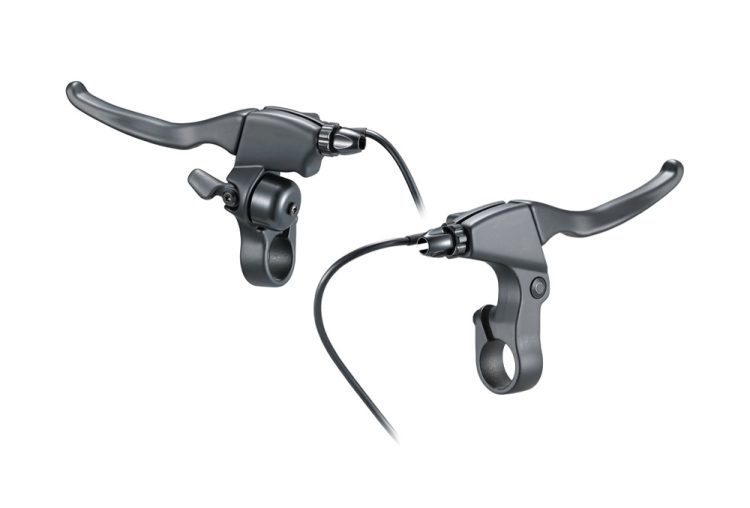 Set manete de frana cu senzor de franare si sonerie