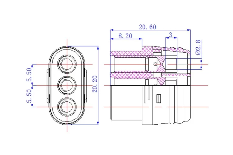 Set mufe faze motor MR60 schema
