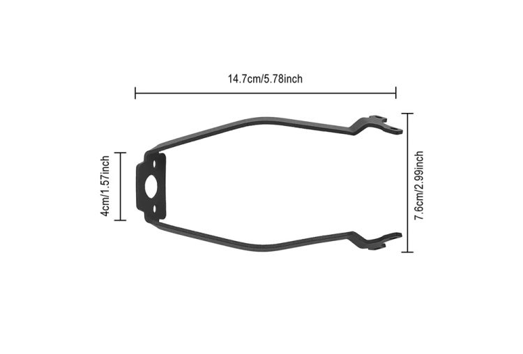 Suport metalic sustinere aripa trotineta Xiaomi MI4 ULTRA