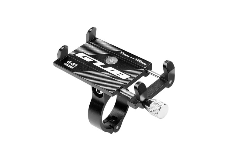 Suport telefon reglabil GUB negru pentru trotinetele electrice