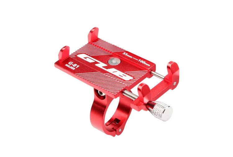 Suport telefon reglabil GUB rosu pentru trotinetele electrice