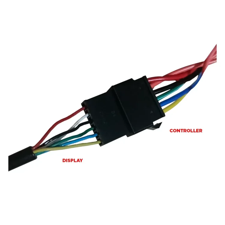 diagrama connectare mufa display - controller