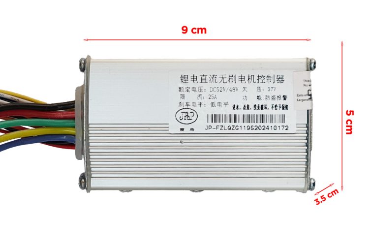 Dimensiuni Placa de baza 48/52V 25A J&P trotinete electrice