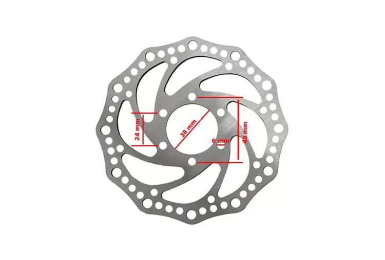 Disc frana 140 mm 6 gauri rotund