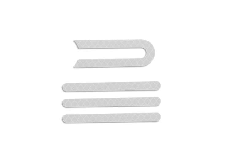 Set Stiker reflectorizant alb Xiaomi M365