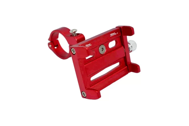 Suport telefon mobil pentru trotinete electrice rosu