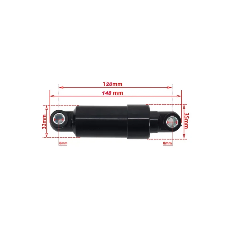 Suspensii Hidraulice 120 mm pentru trotinete electrice dimensiuni