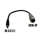 Adaptor mufa de incarcare GX16 - DC 5.5-2.1
