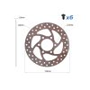 Disc frana 120 mm 6 gauri trotinete electrice Niu KQi3