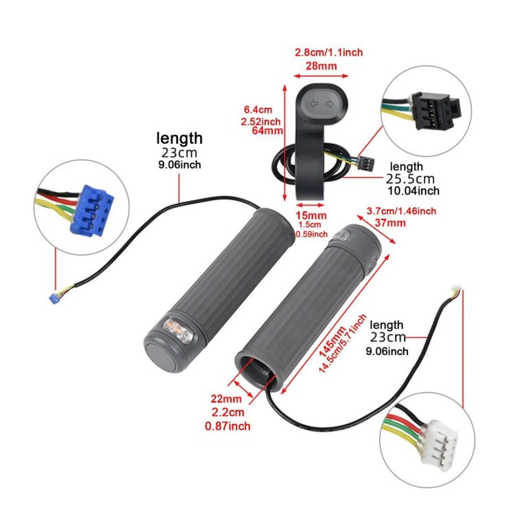 Manere ghidon cu semnalizare Xiaomi 4 PRO PLUS/MAX