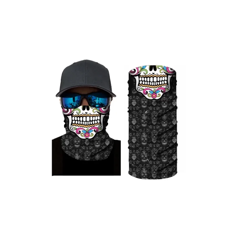 Masca tip bandana esarfa protectoare 3D Dias De Los Muertes