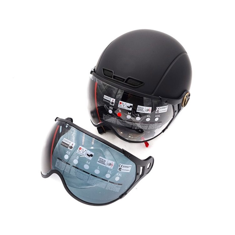 Casca de protectie trotinetisti JET cu viziera neagra