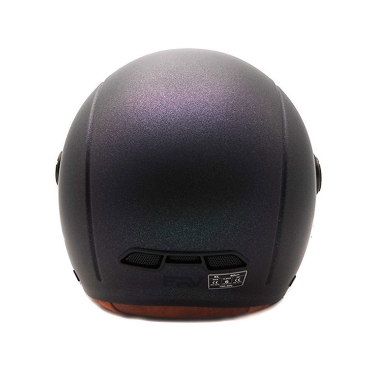 Casca de protectie biciclisti JET cu viziera verde cameleon