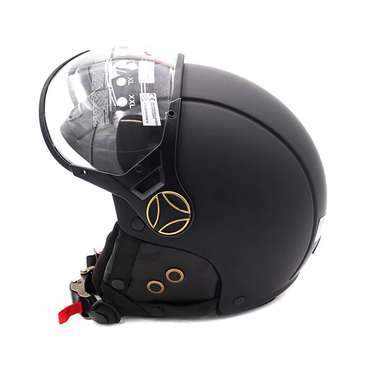 Casca de protectie trotinetisti JET cu viziera neagra