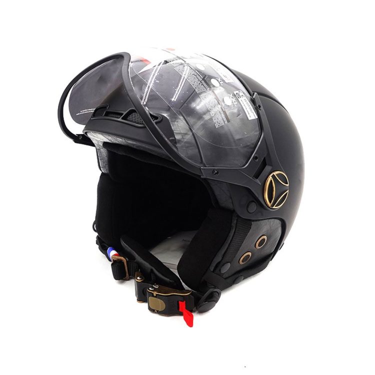 Casca de protectie trotinetisti JET cu viziera neagra