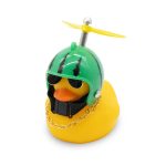 Sonerie trotinete rata galbena cu casca lubenita