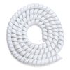 Protectie spiralata alba pentru cabluri trotinete