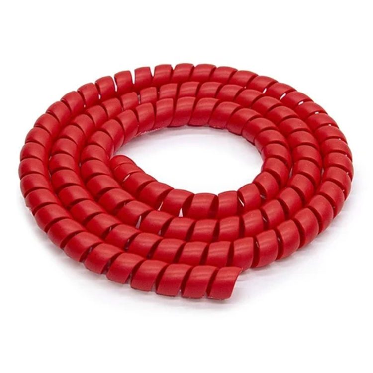 Protectie spiralata rosie pentru cabluri trotinete