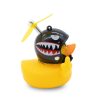 Rata galbena cu casca crazy shark