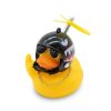 Sonerie trotinete rata galbena cu casca crazy shark