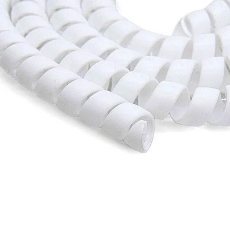 Protectie spiralata alb pentru cabluri trotinete